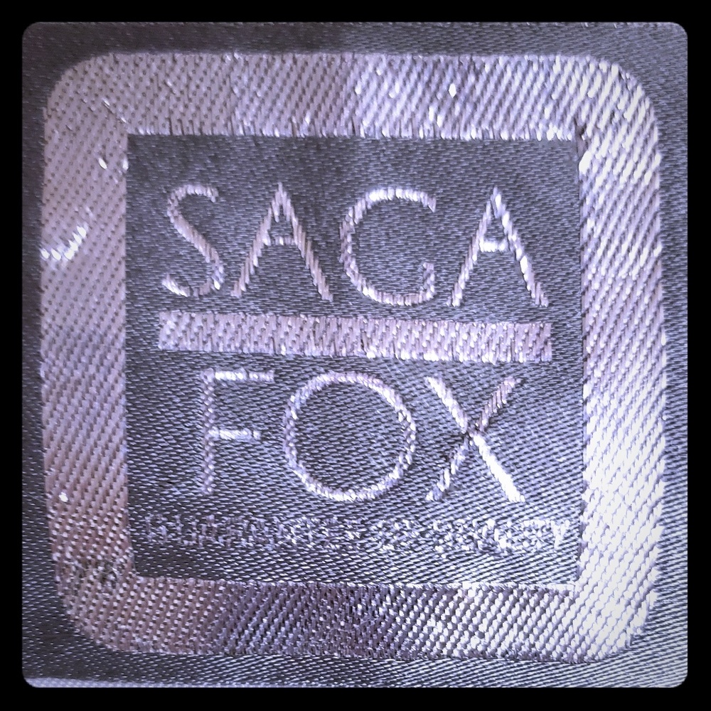 VINTAGE Saga Fox Blue Cox Fur Short Jacket